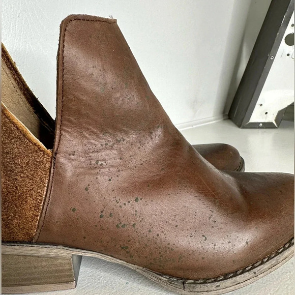 Circle G by Corral Leather Ankle Booties Western Boho Chic  - Size 9 - Picture 5 of 11